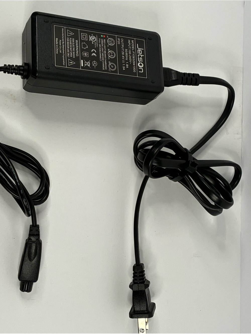 Jetson Power Adapter 3-Prong Connector For Jetson Electric Bikes